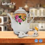 قوری چینی برقی